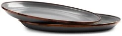 Barebones Emaille Plate 2 Pieces Slate Grey -Cmping En Plein Air barebones emaille plate 2 pieces slate grey 1