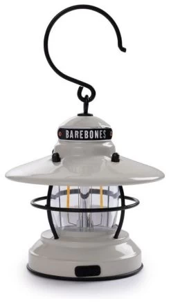 Barebones Mini Edison Lantern -Cmping En Plein Air barebones mini edison lantern vintage white vintage white 0