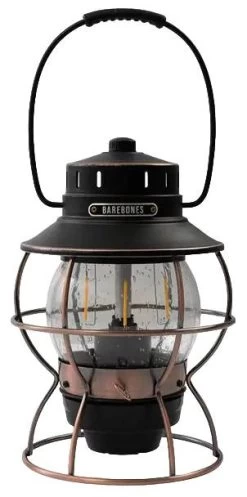 Barebones Railroad Lantern -Cmping En Plein Air barebones railroad lantern bronze bronze 0 1 1