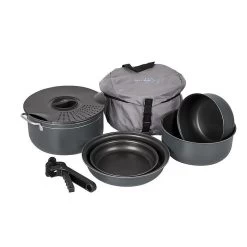 Bo-Camp Cookware Set 7 Pieces Anthracite -Cmping En Plein Air bo camp cookware set 7 pieces 0 1