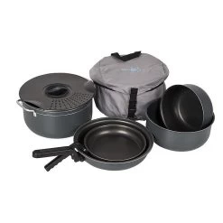 Bo-Camp Cookware Set 7 Pieces Anthracite -Cmping En Plein Air bo camp cookware set 7 pieces 1
