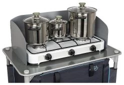 Bo-Camp Elegance Compact 3 Silver -Cmping En Plein Air bo camp elegance compact 3 7