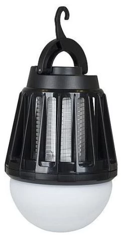 Bo-Camp Insectenlamp - Atom - Waterproof Black -Cmping En Plein Air bo camp insectenlamp atom waterproof black 1