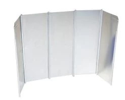 Bo-Camp Kookwindscherm 5-Delig Silver