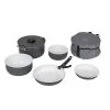 Bo-Camp Sets De Cuisson Camping 7-Delig Anthracite -Cmping En Plein Air bo camp pannenset camping 7 delig anthracite 0