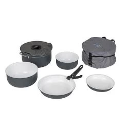 Bo-Camp Sets De Cuisson Camping 7-Delig Anthracite