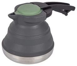 Bo-Camp Théière Acier Inoxydable De Silicone Pliable 1.2 L Green -Cmping En Plein Air bo camp theeketel siliconen rvs opvouwbaar 1 2 l blue 0 1