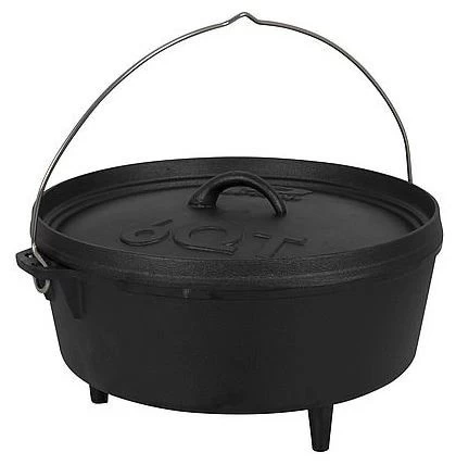 Bo-Camp - Urban Outdoor Dutch Oven 6QT Black 4 Bo-Camp - Urban Outdoor Dutch Oven 6QT Black â Image 2