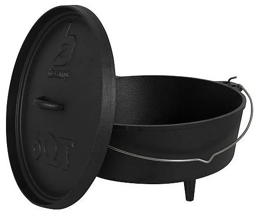 Bo-Camp - Urban Outdoor Dutch Oven 6QT Black 6 Bo-Camp - Urban Outdoor Dutch Oven 6QT Black â Image 4
