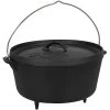 Bo-Camp - Urban Outdoor Dutch Oven 9QT Black -Cmping En Plein Air bo camp urban outdoor dutch oven 9qt 0