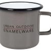 Bo-Camp - Urban Outdoor Mok Emaille Taupe -Cmping En Plein Air bo camp urban outdoor mok emaille taupe 0