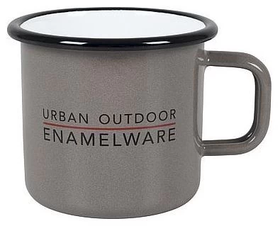 Bo-Camp - Urban Outdoor Mok Emaille Taupe 3 Bo-Camp - Urban Outdoor Mok Emaille Taupe
