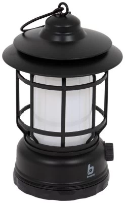 Bo-Camp Weirfield Lanterne D'orage Black -Cmping En Plein Air bo camp weirfield stormlantaarn black 0 1