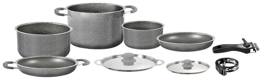 Brunner Gourmet Rock NG Sets De Cuisson 8+1 Ø 20cm 3 Brunner Gourmet Rock NG Sets De Cuisson 8+1 Ø 20cm