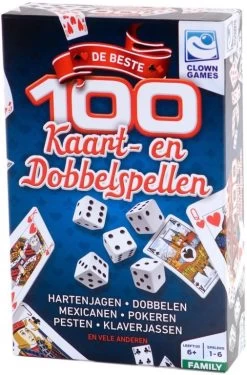 Clown 100 Kaart & Dobbel Spellen