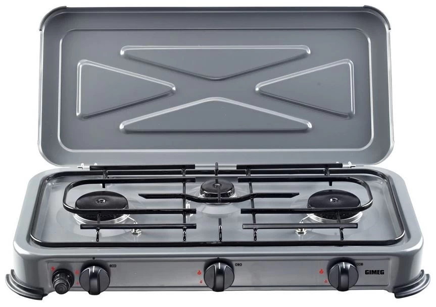 Gimeg Kooktoestel 3pits Gris Grey 3 Gimeg Kooktoestel 3pits Gris Grey