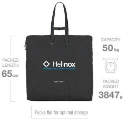 Helinox Cafe Table -Cmping En Plein Air helinox cafe table black cyan blue one size black cyan blue 1