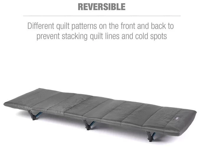 Helinox Reversible Cot Warmer Quilted Black/Iron 8 Helinox Reversible Cot Warmer Quilted Black/Iron – Image 6