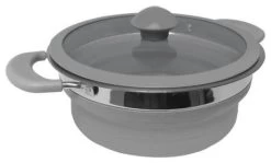 Kampa Folding Saucepan 1.5 Ltr -Cmping En Plein Air kampa folding saucepan 1 5 ltr grey 2