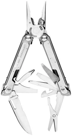 Leatherman Free P2 Silver-RVS -Cmping En Plein Air leatherman free p2 silver rvs 0 1