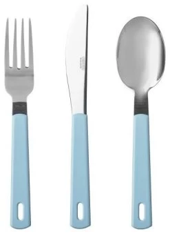 Mepal Set De Couverts 3 Parties 25 Mepal Set De Couverts 3 Parties -Cmping En Plein Air mepal bestekset 3 delig nordic blue nordic blue 1