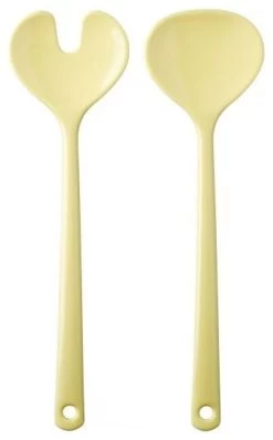 Mepal Couverts à Salade Synthesis 2 Parties -Cmping En Plein Air mepal saladebestek synthesis 2 delig eos yellow 2