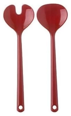 Mepal Couverts à Salade Synthesis 2 Parties -Cmping En Plein Air mepal saladebestek synthesis 2 delig luna red luna red 0