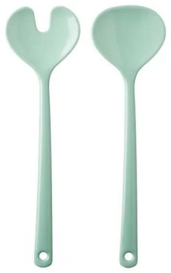 Mepal Couverts à Salade Synthesis 2 Parties -Cmping En Plein Air mepal saladebestek synthesis 2 delig retro green 11