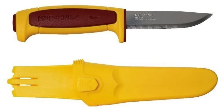 Morakniv Basic 546 2023 Edition Geel/ Rood 3 Morakniv Basic 546 2023 Edition Geel/ Rood