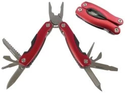 Munkees Stainless Steel Multi Tool Red 6 Munkees Stainless Steel Multi Tool Red -Cmping En Plein Air munkees stainless steel multi tool red 0 1