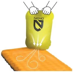 Nemo Vortex Pump Sack Lemon Green -Cmping En Plein Air nemo vortex pump sack lemon green 4