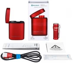 Olight Baton 3 Premium Kit Red -Cmping En Plein Air olight baton 3 premium kit red 0 1