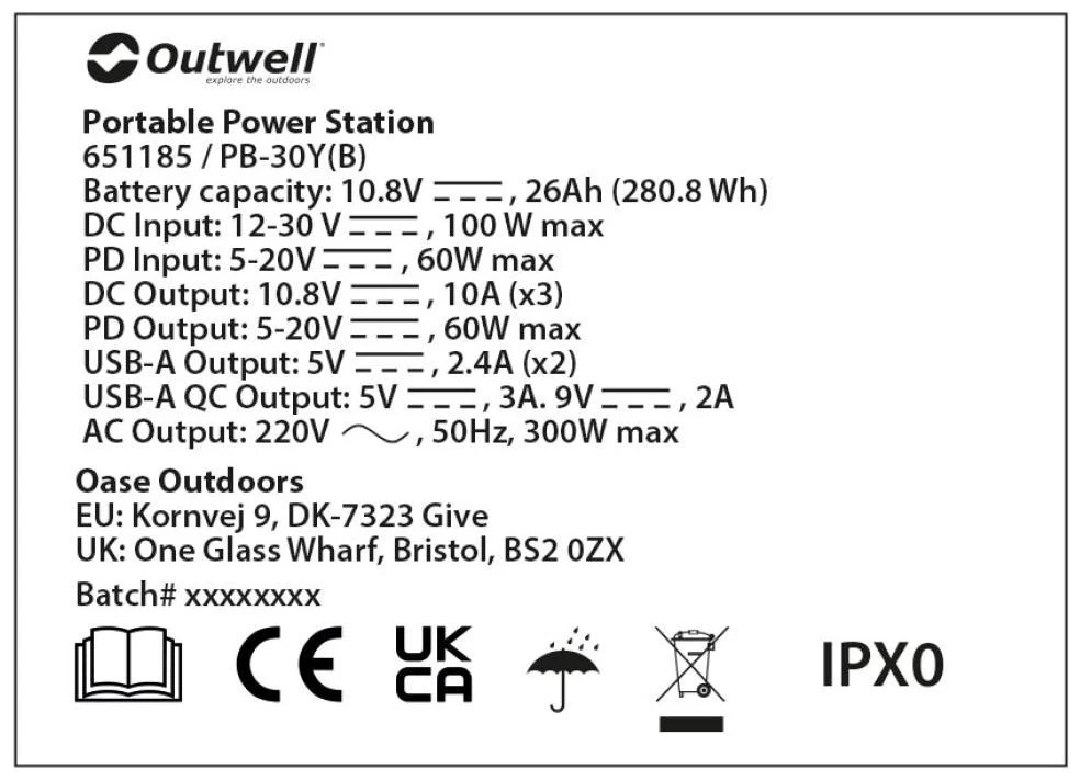 Outwell Akira 300 Power Station 8 Outwell Akira 300 Power Station – Image 6