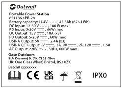 Outwell Akira 600 Power Station -Cmping En Plein Air outwell akira 600 power station blue shadow 17 x 26 x 20 cm blue shadow 4