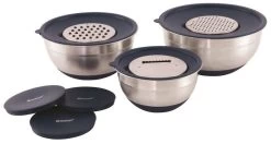 Outwell Chef Bowl Set Avec Lids & Graters Silver 10 Outwell Chef Bowl Set Avec Lids & Graters Silver -Cmping En Plein Air outwell chef bowl set with lids graters silver 1
