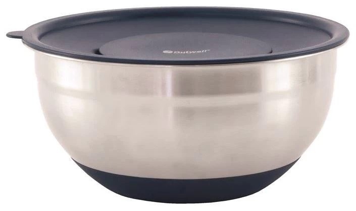 Outwell Chef Bowl Set Avec Lids & Graters Silver 7 Outwell Chef Bowl Set Avec Lids & Graters Silver – Image 5