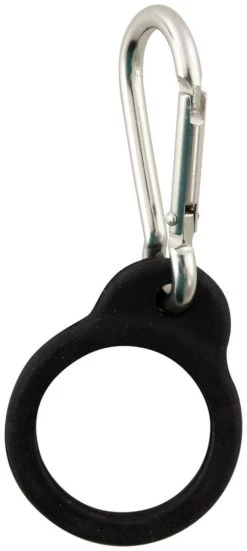Point-Virgule Mousqueton Avec Silicone Titulaire Pour Drinkfles Zwart -Cmping En Plein Air point virgule karabijnhaak met silicone houder voor drinkfles zwart 0 1