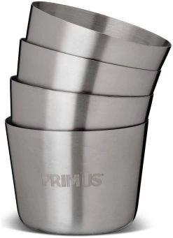 Primus Shot Glass S/S 4 Pcs -Cmping En Plein Air primus shot glass s s 4 pcs 0 1
