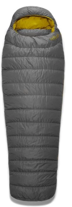 RAB Ascent Pro 400 Regular -Cmping En Plein Air rab ascent pro 400 regular granite left zip granite 0 1