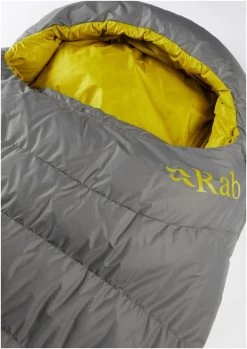 RAB Ascent Pro 400 Regular -Cmping En Plein Air rab ascent pro 400 regular granite left zip granite 5
