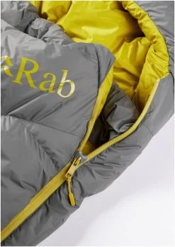 RAB Ascent Pro 400 Regular -Cmping En Plein Air rab ascent pro 400 regular granite left zip granite 7