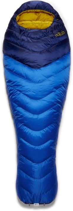 RAB Neutrino 400 Regular -Cmping En Plein Air rab neutrino 400 regular nightfall blue left zip nightfall blue 0 1