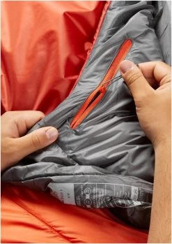 RAB Solar Eco 1 Regular -Cmping En Plein Air rab solar eco 1 regular red clay left zip red clay 7