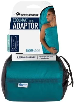 Sea To Summit Adaptor Coolmax Traveller Liner Aqua