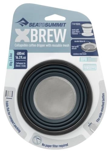 Sea To Summit X-Brew Coffee Dripper Charcoal 6 Sea To Summit X-Brew Coffee Dripper Charcoal – Image 4