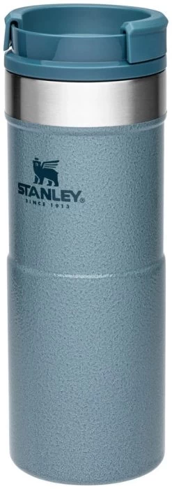 Stanley The NeverLeak Travel Mug 0,35 L -Cmping En Plein Air stanley the neverleak travel mug 0 35 l hammertone ice 0 35l hammertone ice 0