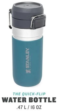 Stanley The Quick Flip Water Bottle 0,47 L -Cmping En Plein Air stanley the quick flip water bottle 0 47l lagoon 6 1