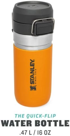 Stanley The Quick Flip Water Bottle 0,47 L -Cmping En Plein Air stanley the quick flip water bottle 0 47l saffron 11 1