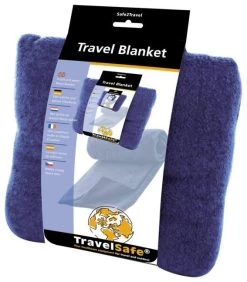 Travelsafe Fleece Travel Blanket Royal Blue -Cmping En Plein Air travelsafe fleece travel blanket royal blue 1