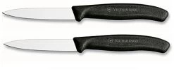 Victorinox Groente-/ Schilmesje, Swiss Classic, Spits Zwart